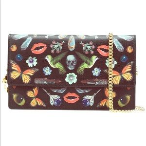 💀🦋Alexander McQueen🦋💀Obsession Print Clutch